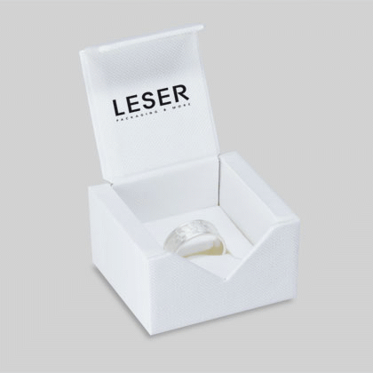 Cardboard cases for rings - wedding rings - stud earrings