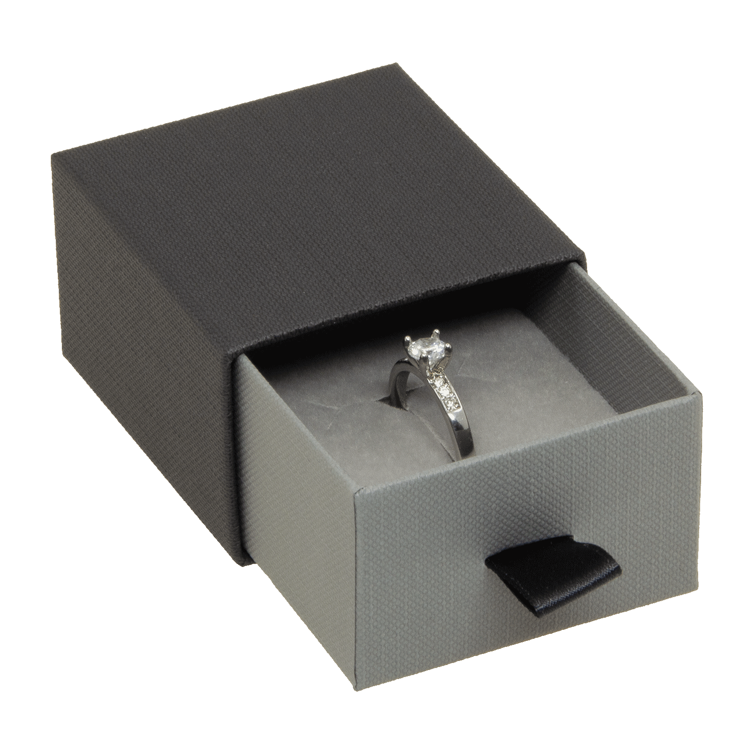 Cardboard slipcase boxes for rings - wedding rings - stud earrings