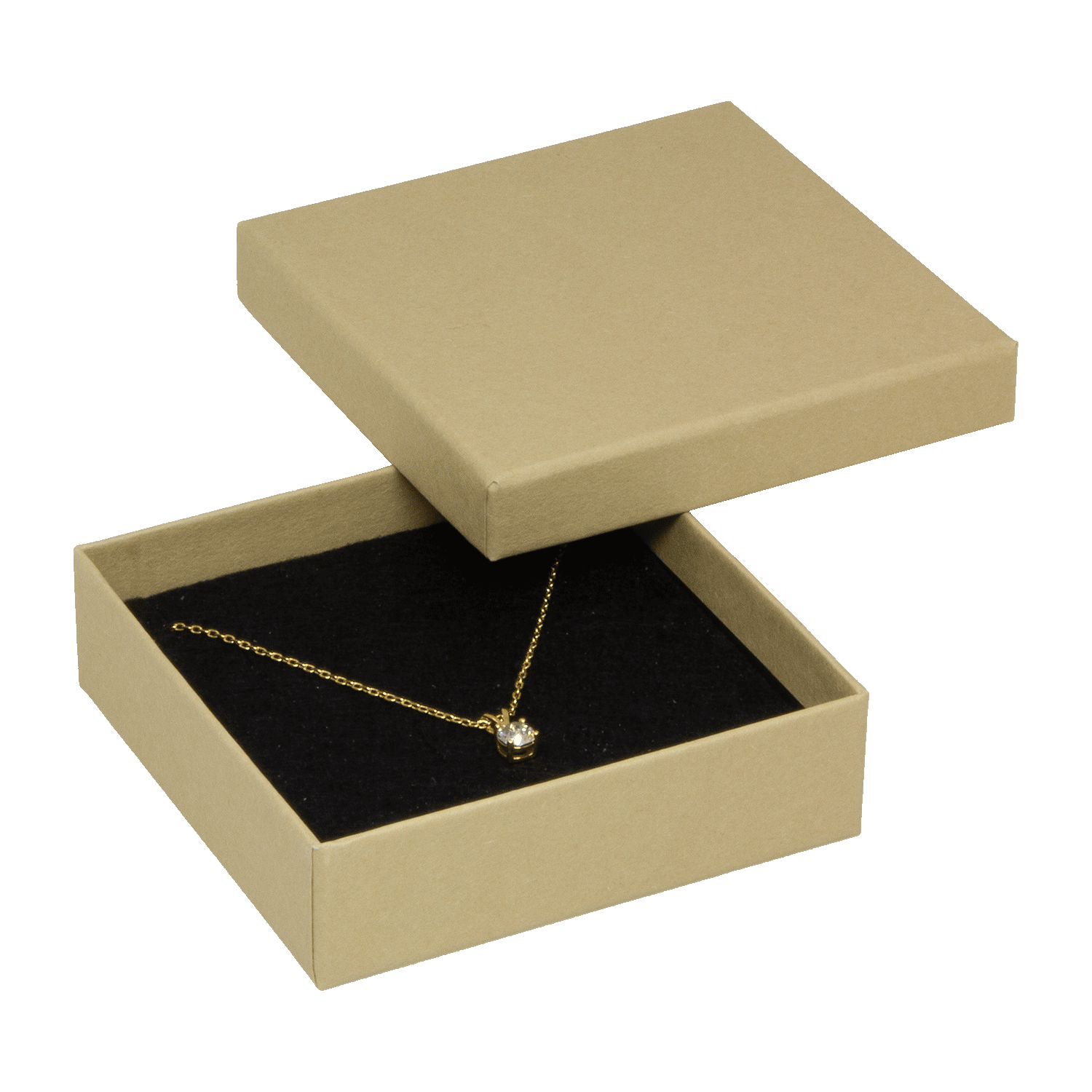 Jewellery boxes made from recycled cardboard for pendants - earrings - bracelets