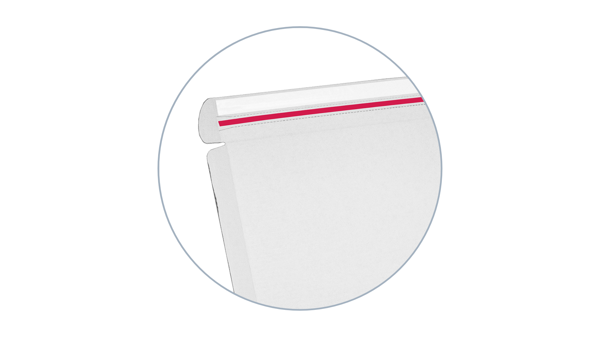With adhesive strips With adhesive strips
