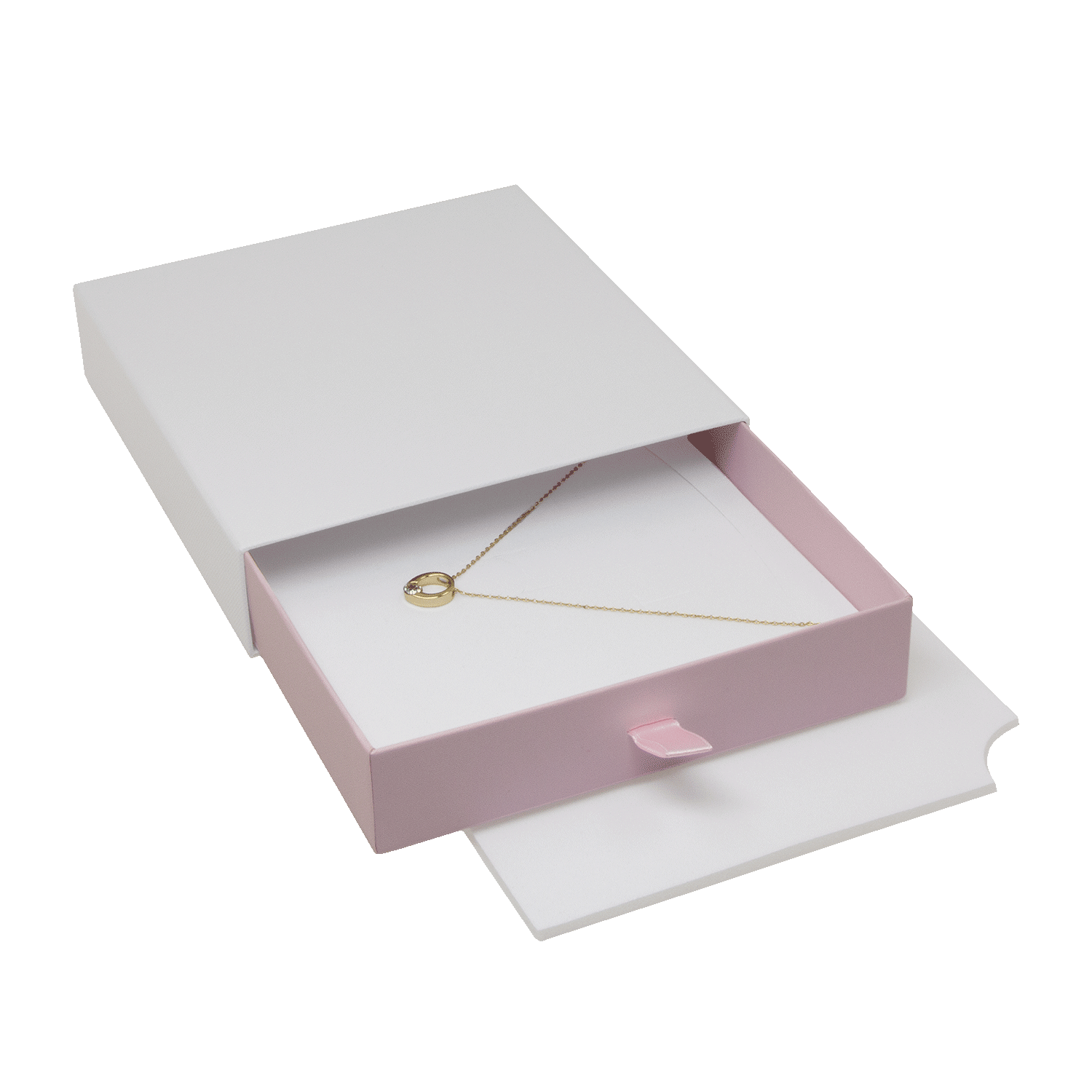 Cardboard slipcase boxes for necklaces - colliers