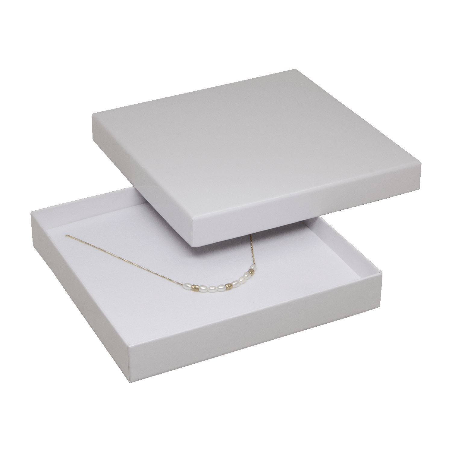 Cardboard jewellery boxes for necklaces - colliers