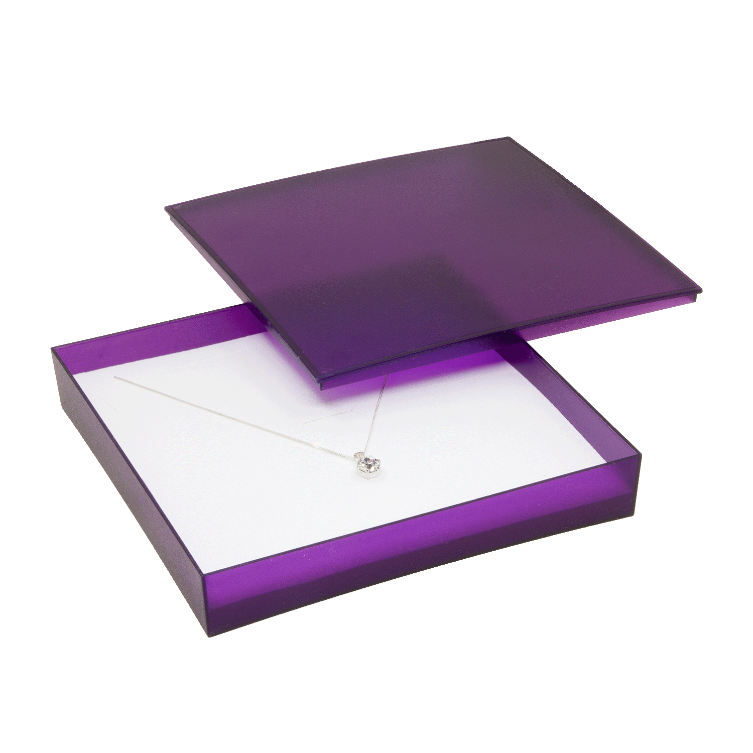 Plastic jewellery boxes for necklaces - colliers