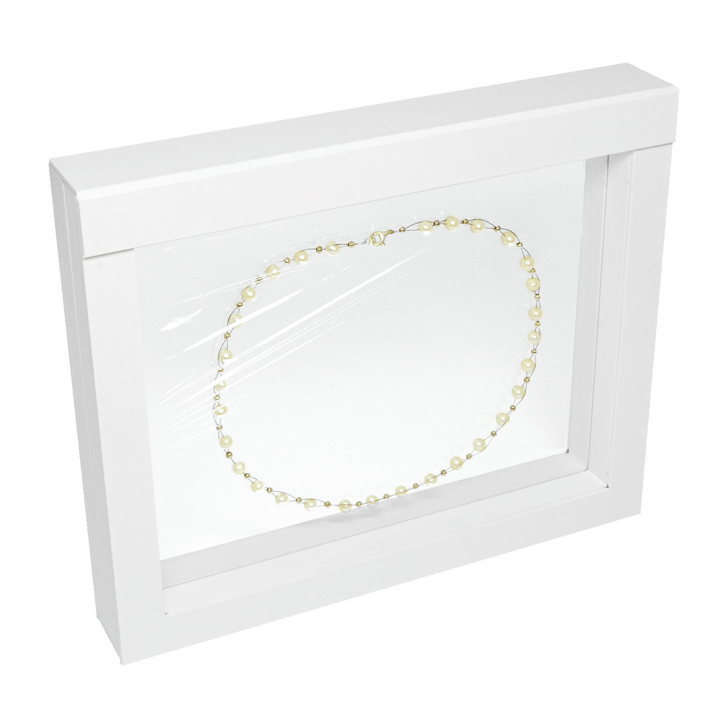 Floating frame for necklaces - colliers Floating frame for necklaces - colliers