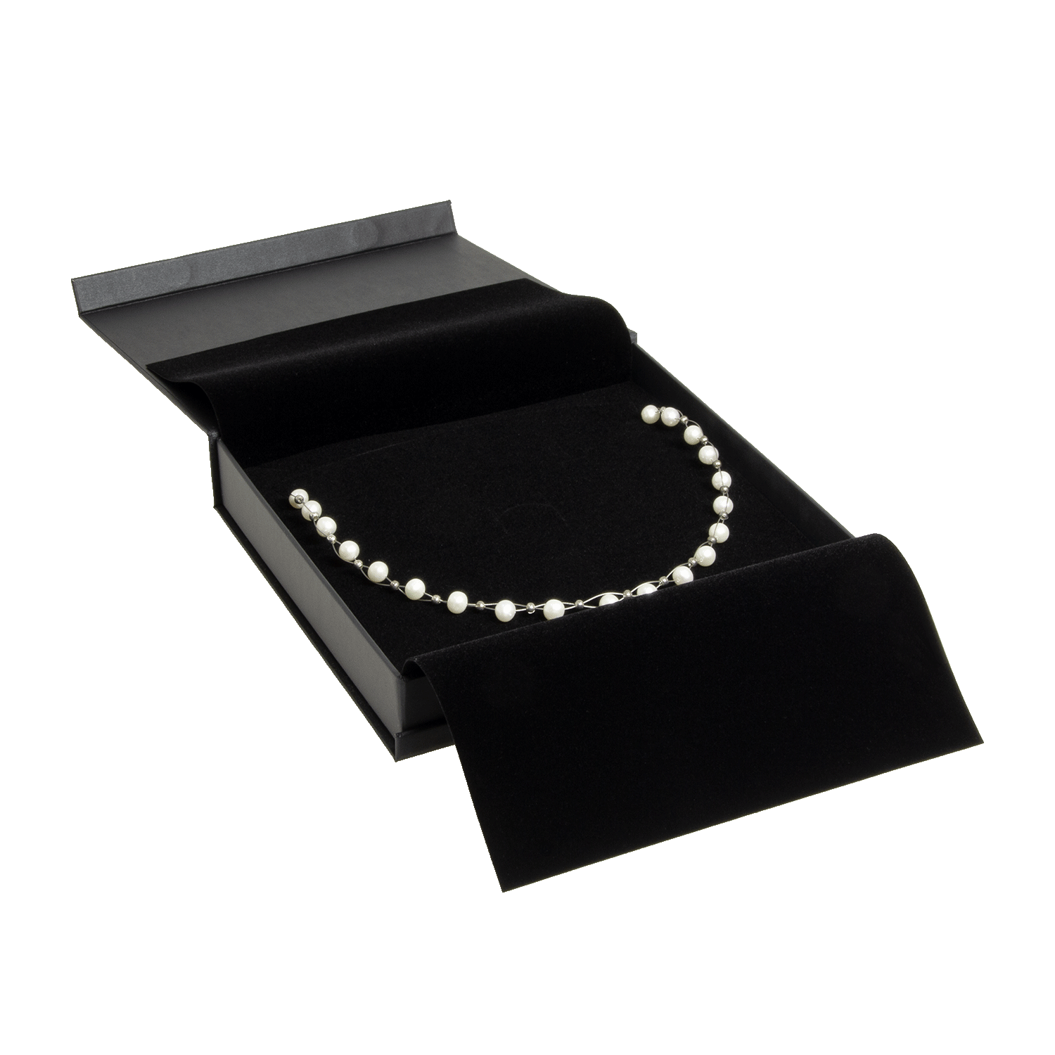 Cardboard jewellery cases for necklaces - colliers