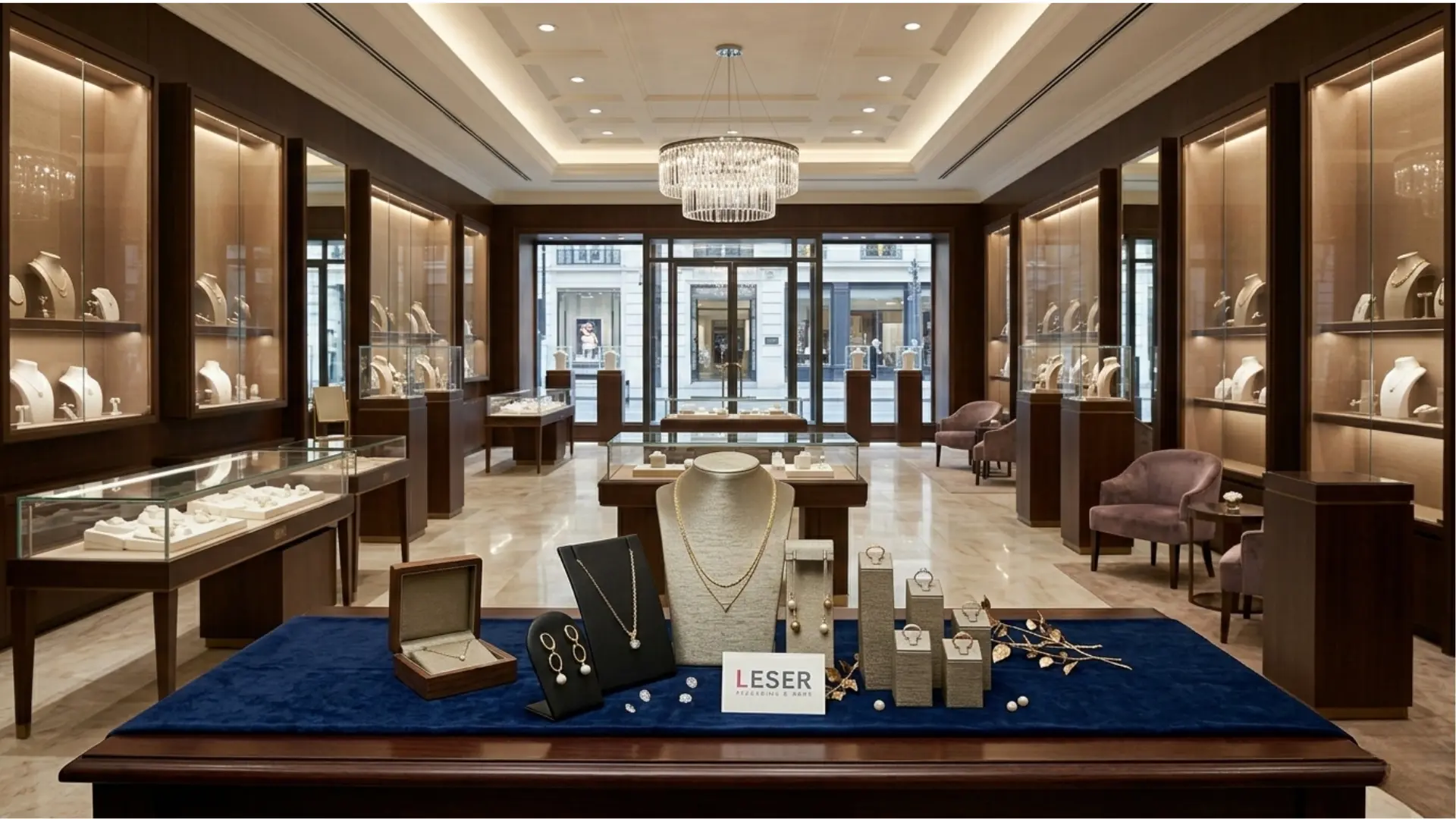 Why choose LESER for jewellery presentation?