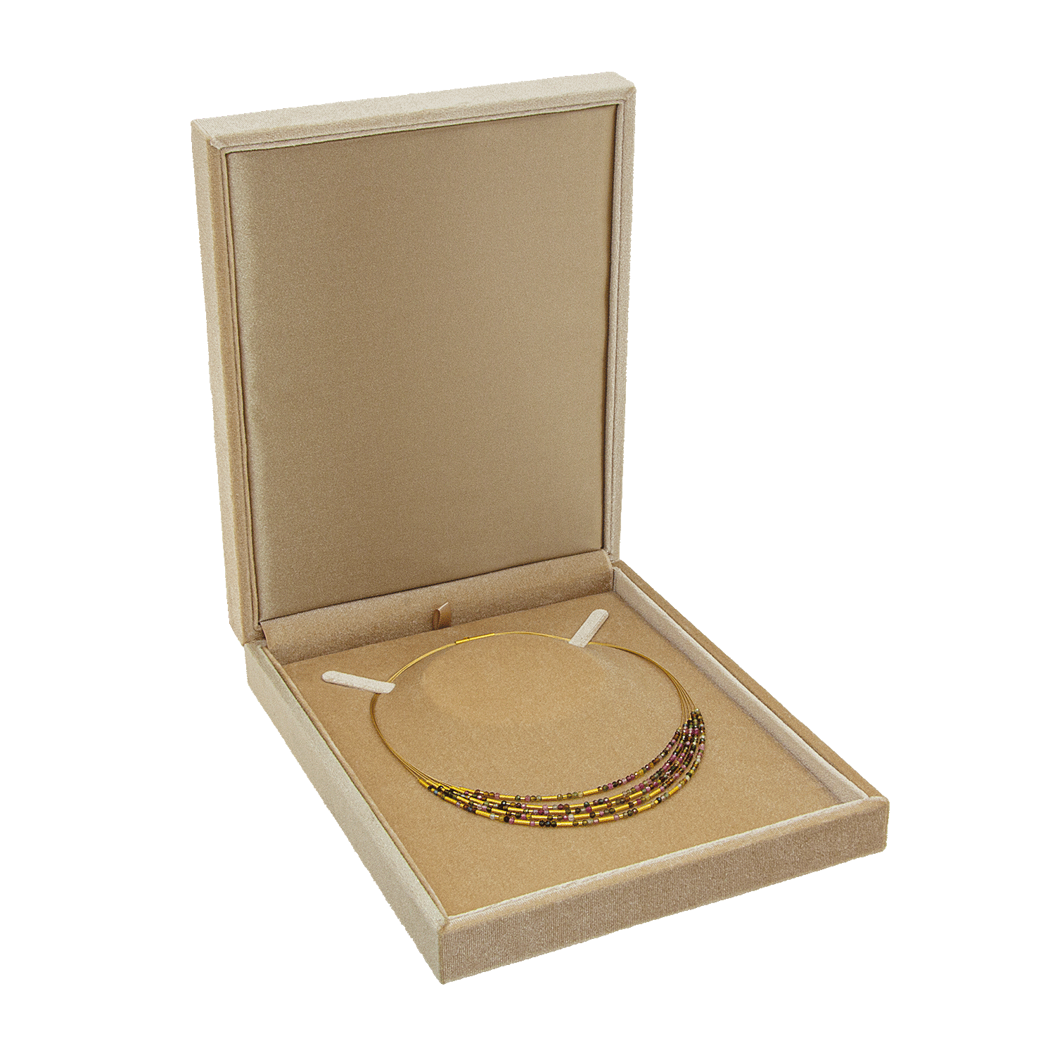 Jewellery cases with velvet cover for necklaces - colliers Jewellery cases with velvet cover for necklaces - colliers