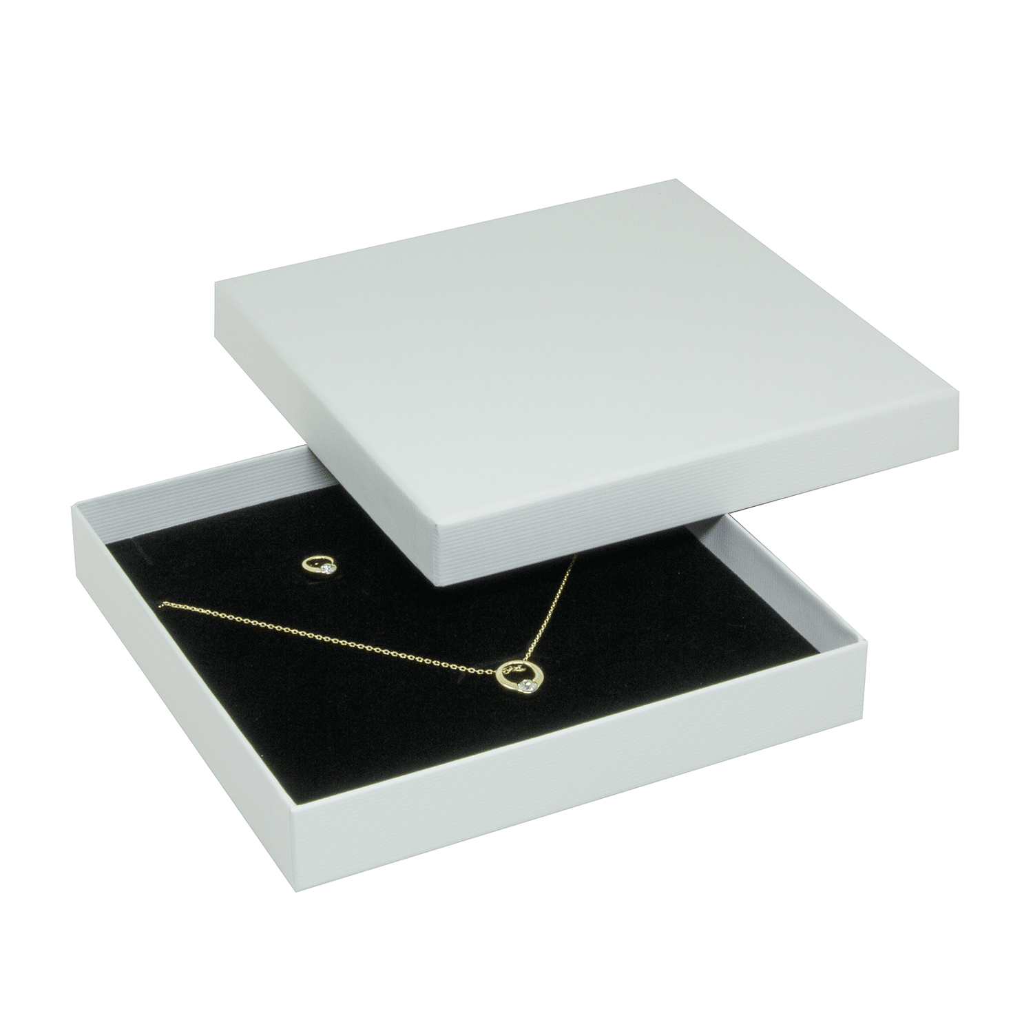 Cardboard boxes for necklaces - colliers