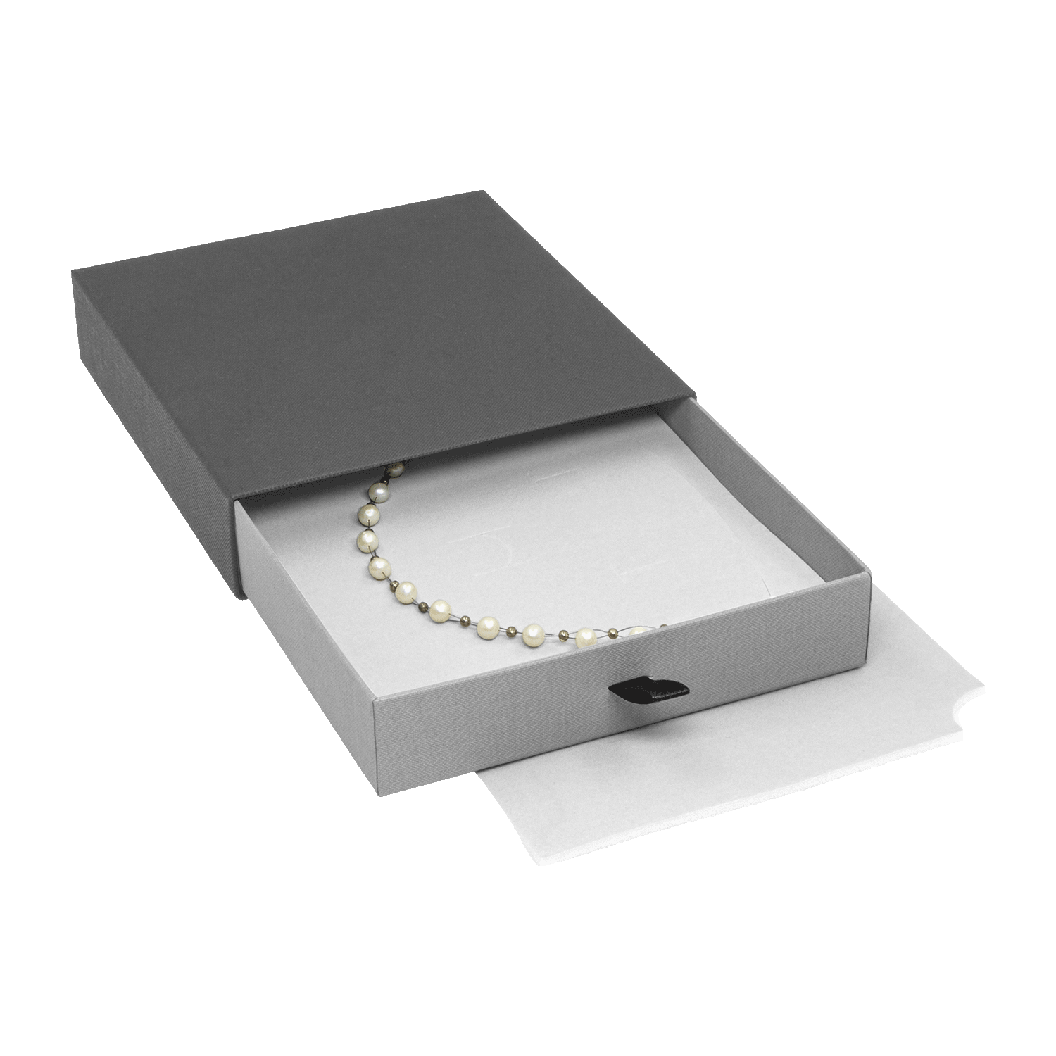 Cardboard slipcase boxes for necklaces - colliers