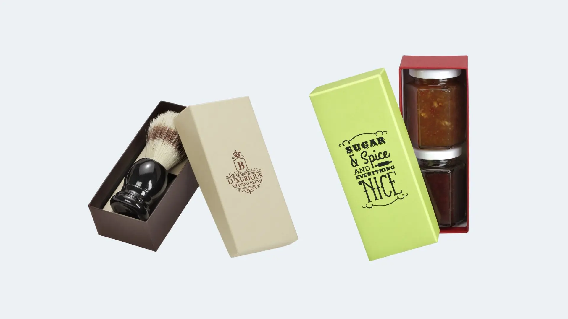 Packaging with logo printing