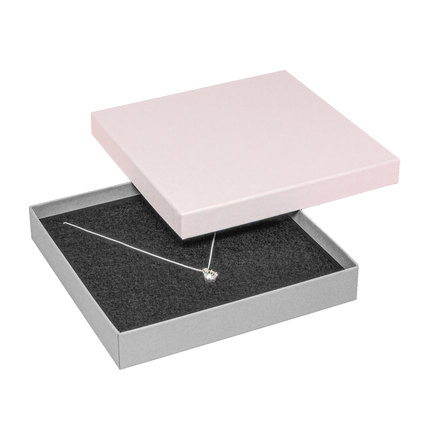 Jewellery boxes made from recycled cardboard for necklaces - colliers