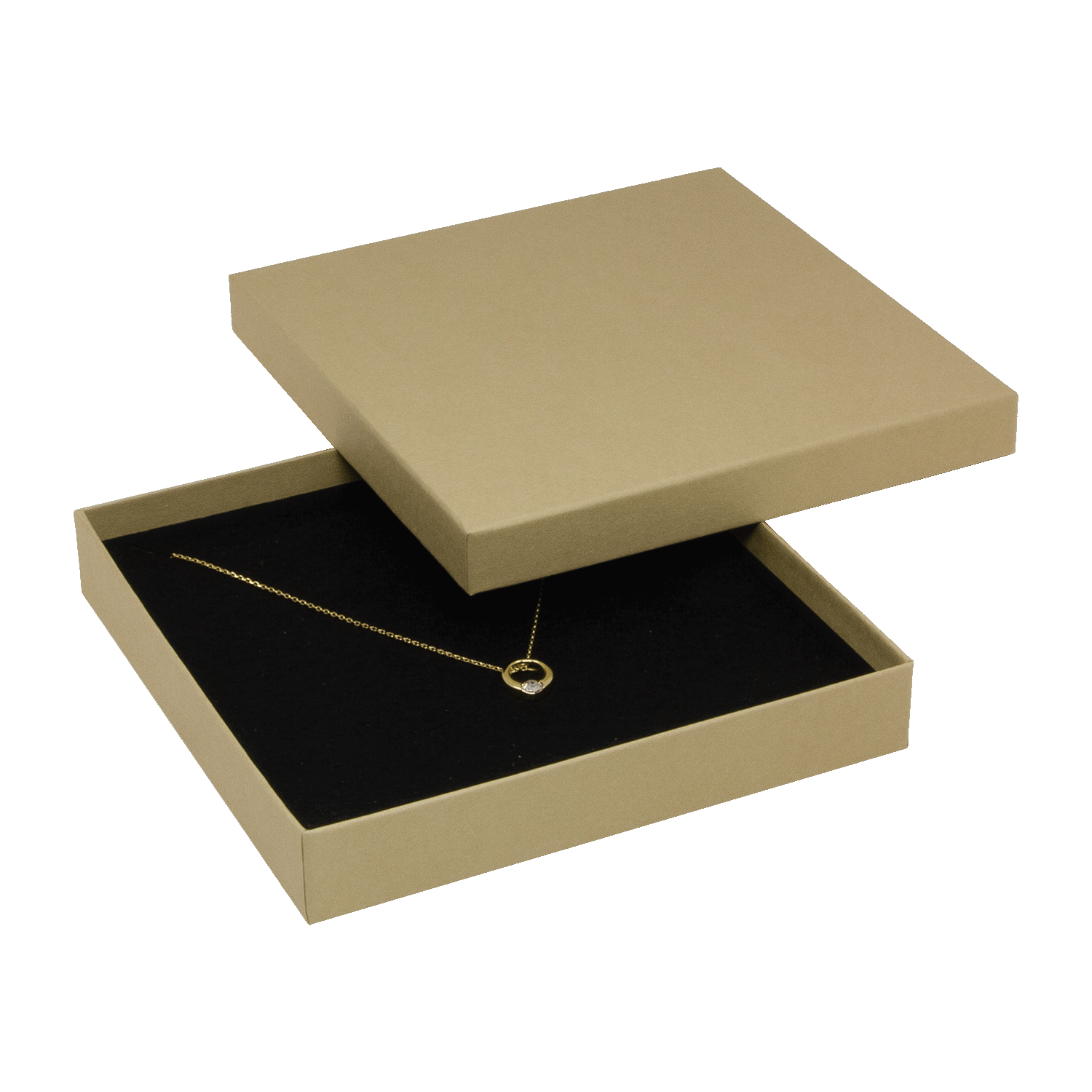 Jewellery boxes made from recycled cardboard for necklaces - colliers