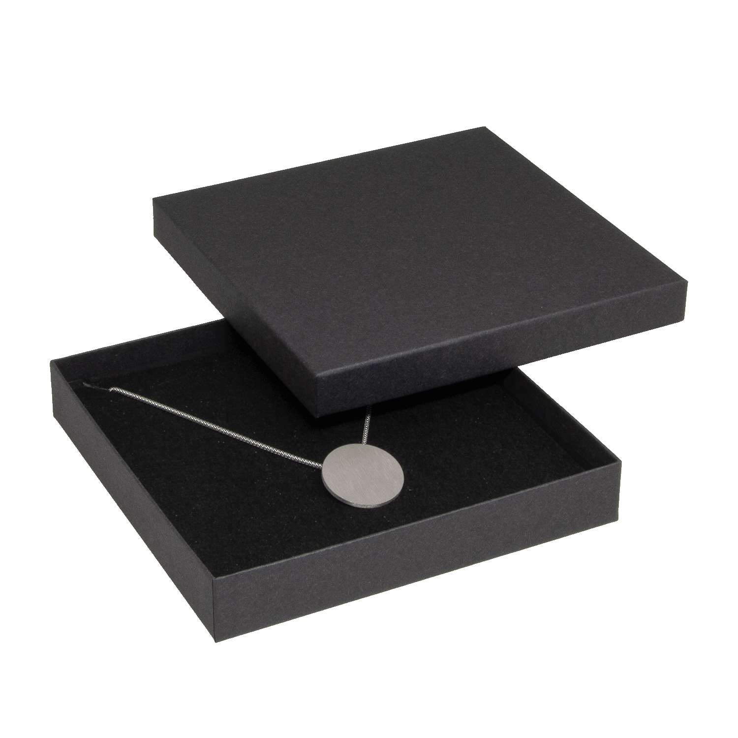 Jewellery boxes made from recycled cardboard for necklaces - colliers