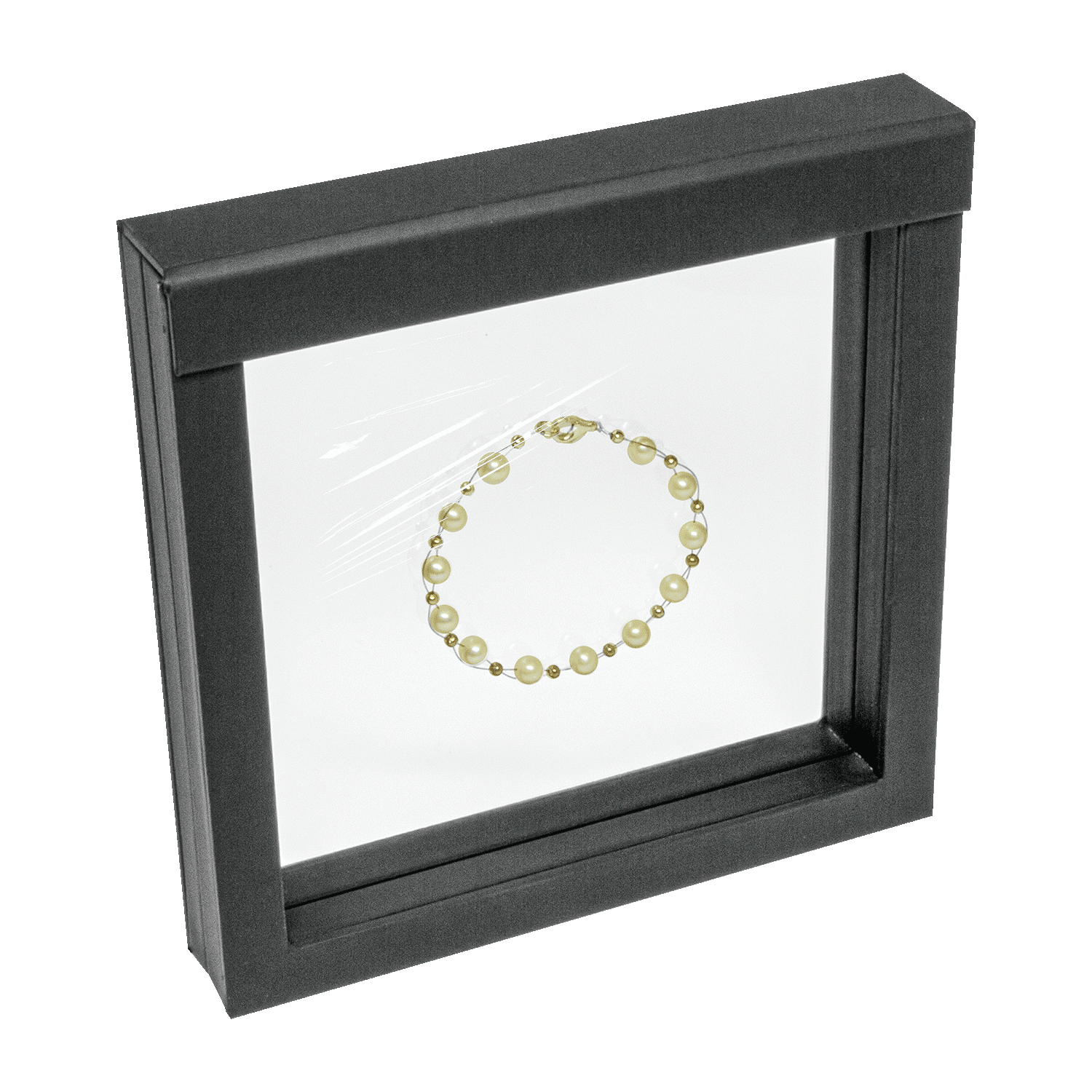 Floating frame for necklaces - colliers Floating frame for necklaces - colliers