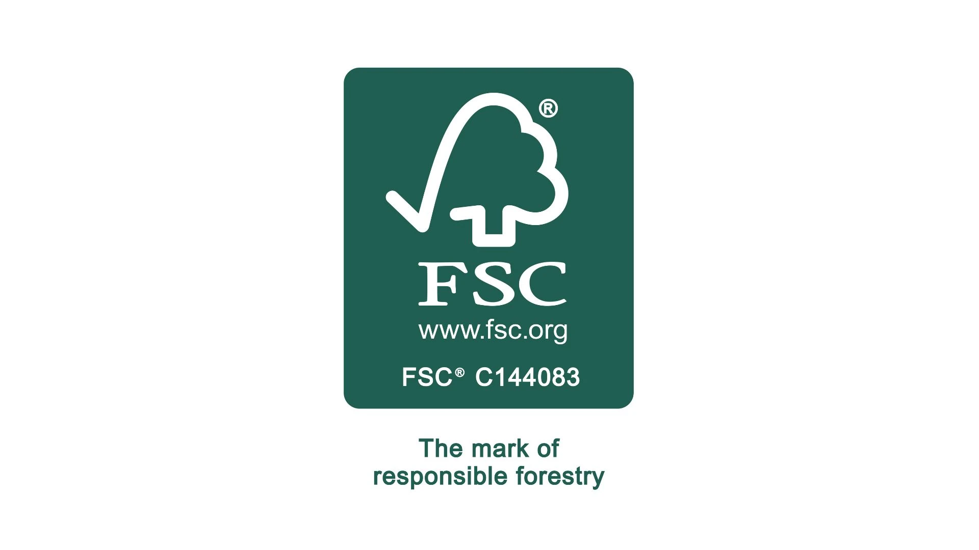 FSC CERTIFIED. PACKAGING WITH RESPONSIBILITY.