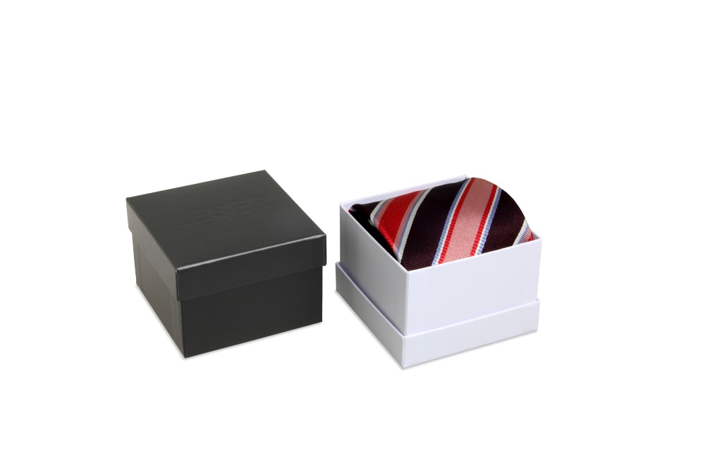 Customised tie boxes for your company Customised tie boxes for your company